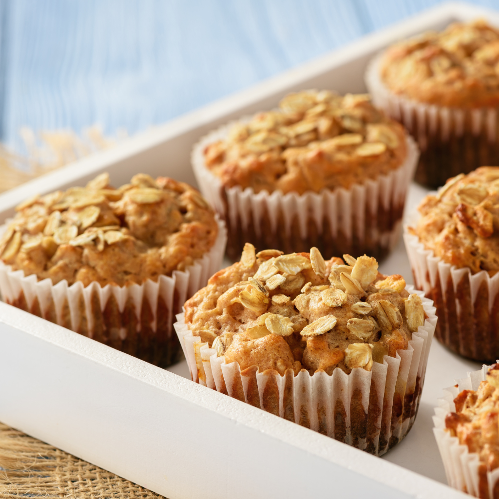 Banana Chocolate Muffins (Box of 4)