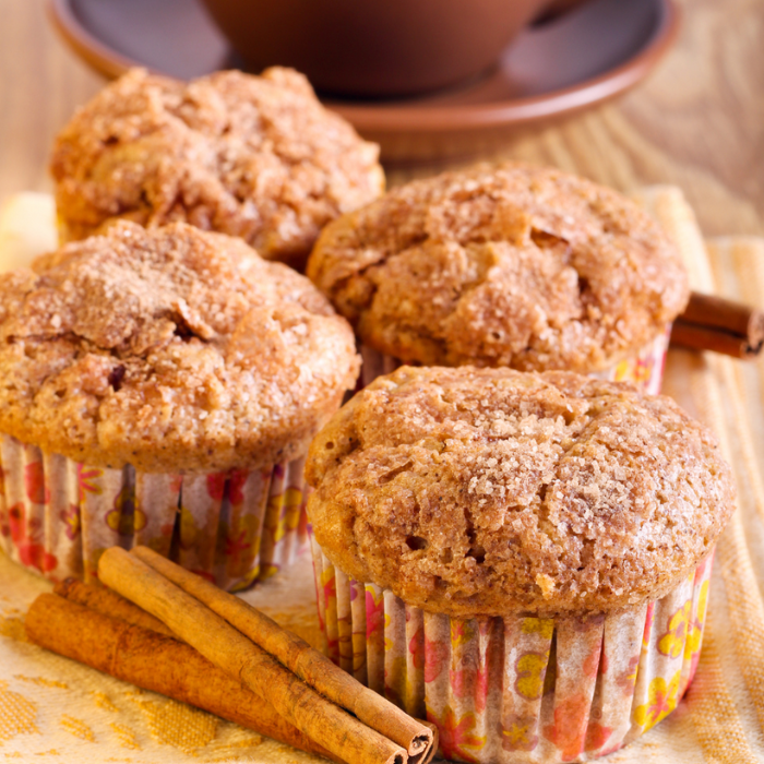 Apple Cinnamon Muffins (Box of 4)